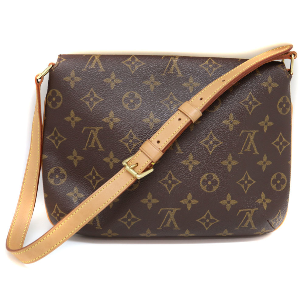 Louis Vuitton Tango Brown Shoulder Canvas Bag Musette - Picture 1 of 10
